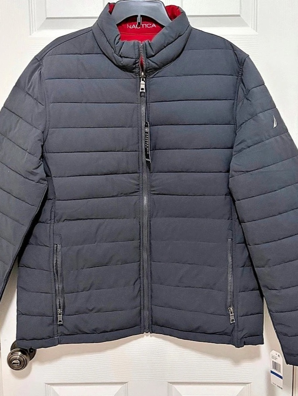 Nautica Men's Reversible Stretch Puffer Jacket
